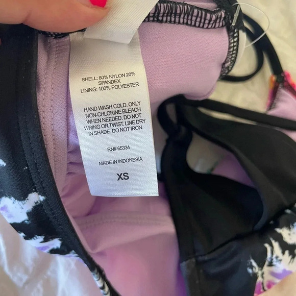 Salt & Cove tye dye bikini top - Picture 8 of 9